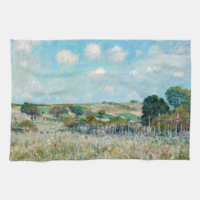 Alfred Sisley - The Meadow Kitchen Towel (Horizontal)