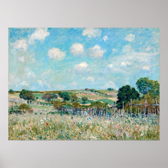 Alfred Sisley - The Meadow Poster (Front)