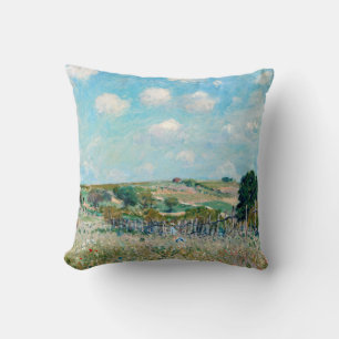 Alfred Sisley - The Meadow Throw Pillow