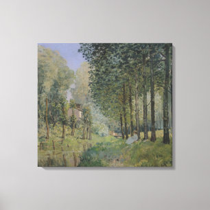 Alfred Sisley The Rest by the Stream Canvas Print
