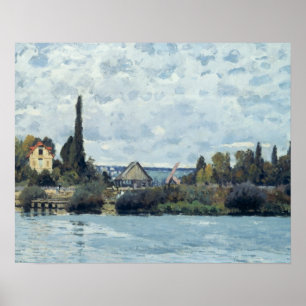 Alfred Sisley   The Seine at Bougival Poster