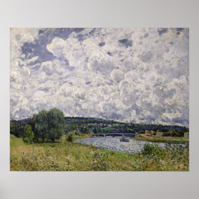 Alfred Sisley | The Seine at Suresnes Poster (Front)