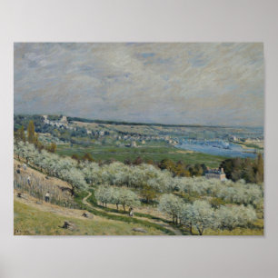 Alfred Sisley - The Terrace at Saint-Germain Poster