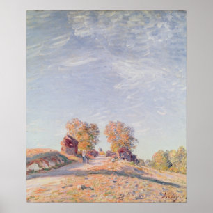 Alfred Sisley   Uphill Road in Sunshine Poster