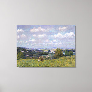 Alfred Sisley Valley of the Seine at St-Cloud Canvas Print