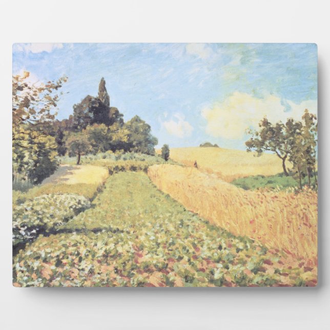 Alfred Sisley | Wheat Field Plaque (Front)