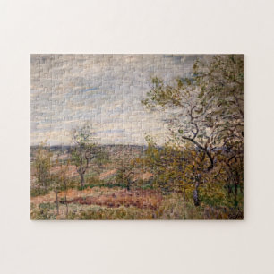 Alfred Sisley - Windy Day at Veneux Jigsaw Puzzle