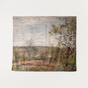 Alfred Sisley - Windy Day at Veneux Tapestry