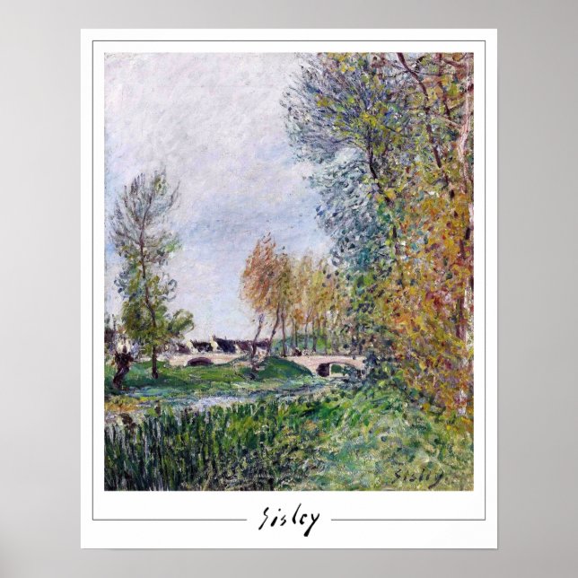 Alfred Sisley Zedign Art Poster #179 (Front)