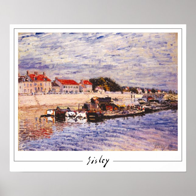 Alfred Sisley Zedign Art Poster #6 (Front)