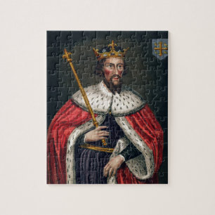 Alfred the Great (849-99), after a painting in the Jigsaw Puzzle