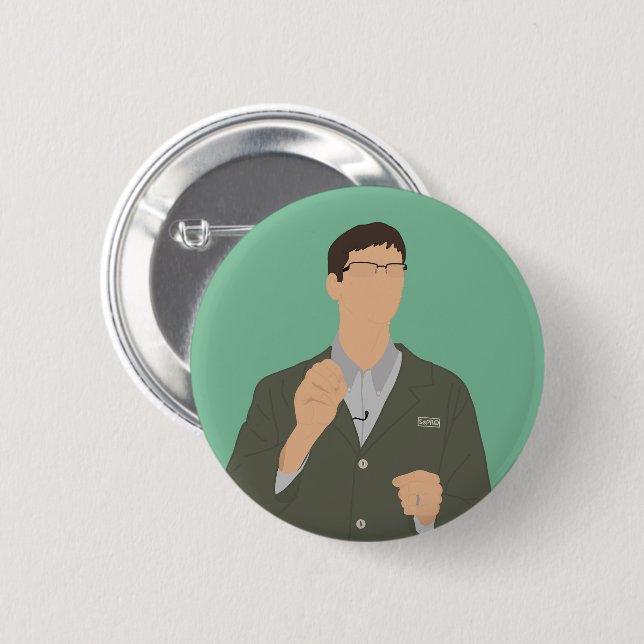 Algae 2 Inch Round Button (Front & Back)