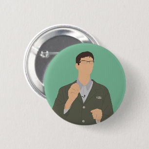 Algae 2 Inch Round Button