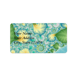 Algae - Fractal Label