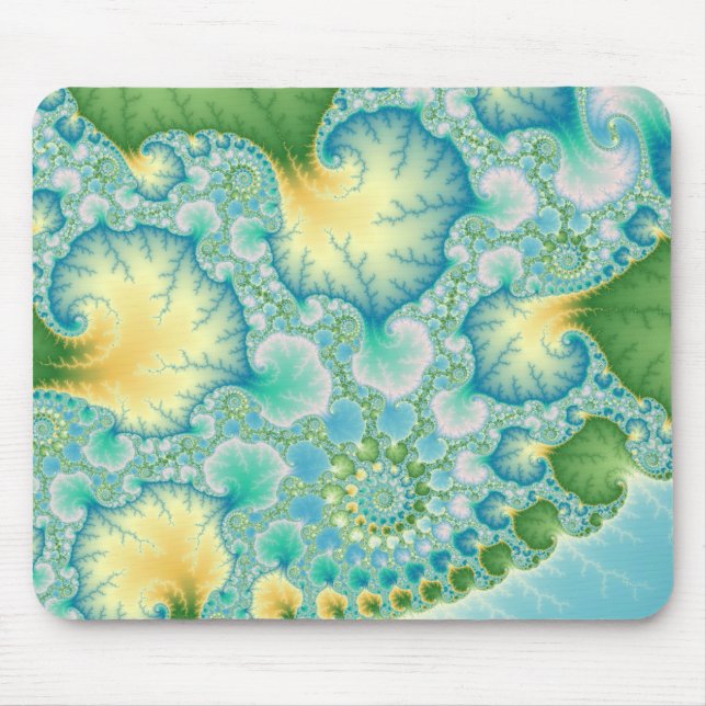 Algae - Fractal Mouse Pad (Front)