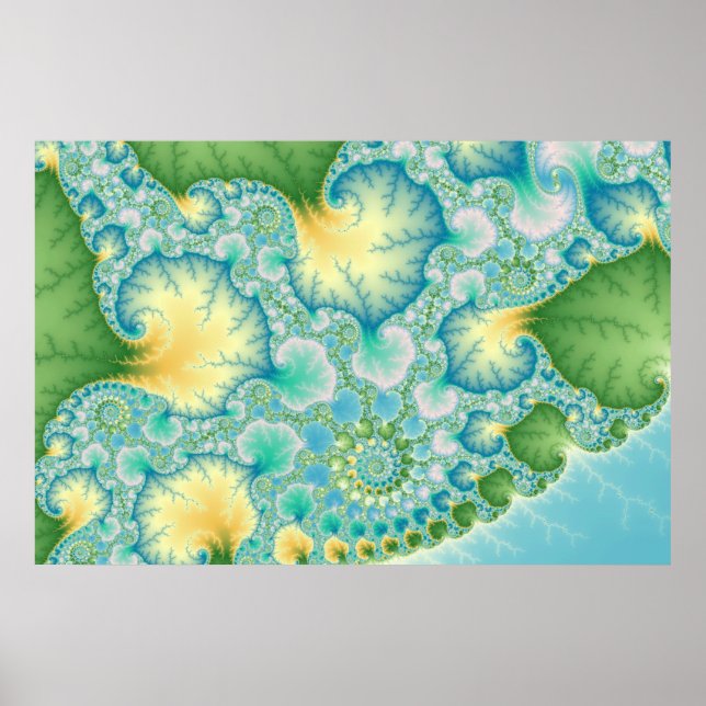 Algae - Fractal Poster (Front)