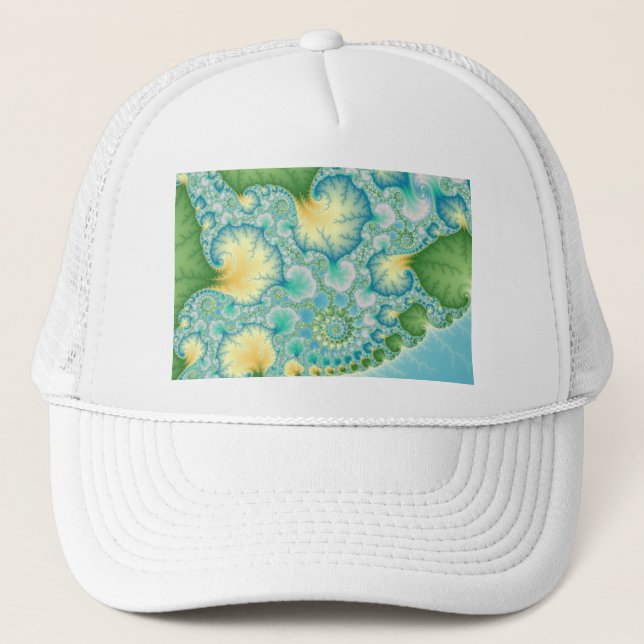 Algae - Fractal Trucker Hat (Front)