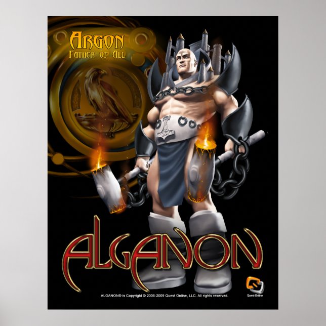 Alganon Argon Deity Poster (Front)