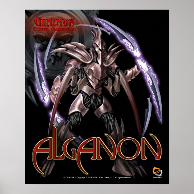 Alganon Ghazmok Deity Poster (Front)