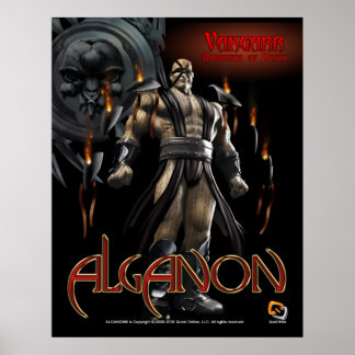 Alganon Vakgarr Deity Poster