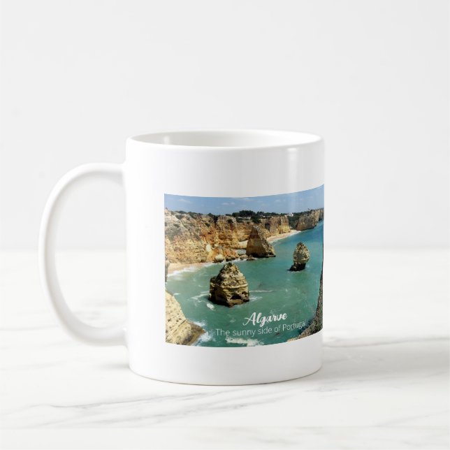 Algarve beach vacation in Portugal Coffee Mug (Left)
