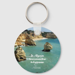 Algarve beach vacation in Portugal Keychain