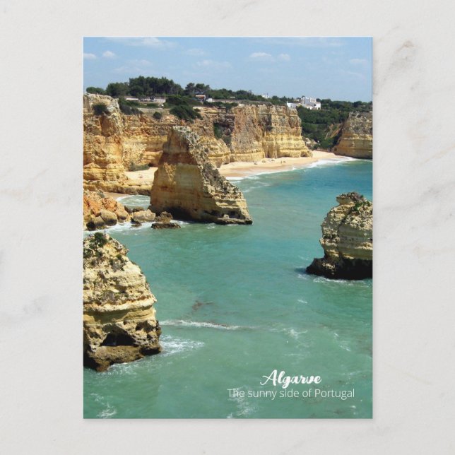 Algarve beach vacation in Portugal Postcard (Front)