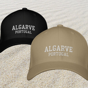 Algarve Portugal beach vacation outfit Embroidered Hat