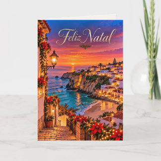 Algarve Portugal Feliz Natal Christmas Holiday Card