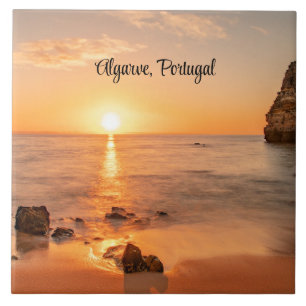 Algarve, Portugal picturesque photograph Tile
