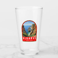 Algarve Portugal Travel Art Vintage