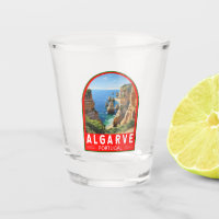 Algarve Portugal Travel Art Vintage