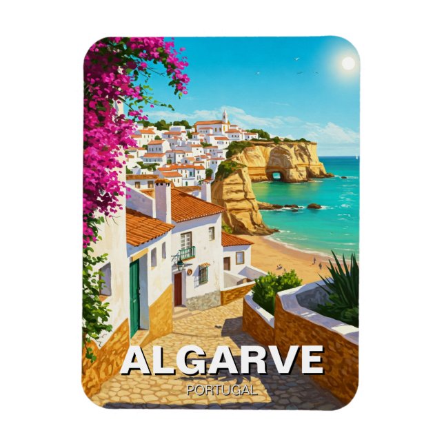 Algarve Portugal Travel Magnet (Vertical)