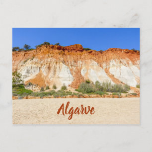 Algarve Praia da Falesia in Portugal Postcard
