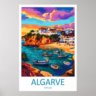 Algarve Vintage Travel Poster Ski National Park