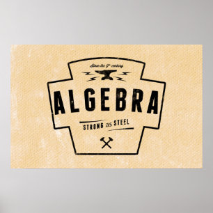 Algebra - Affiches mathématiques