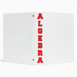 Algebra Binder