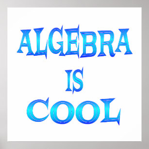 Algebra is Cool - Starting at $11.80 Poster
