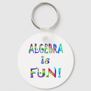Algebra is Fun Keychain