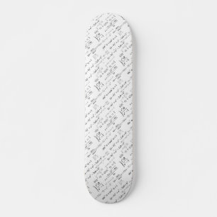 Algebra Math Equation Pattern Skateboard