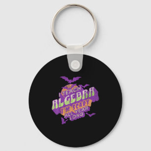 Algebra Teacher Halloween Soky Ghost Math Mathemat Keychain