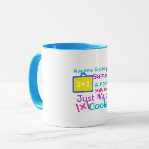 Algebra teacher same as a normal Math teacher Mug
