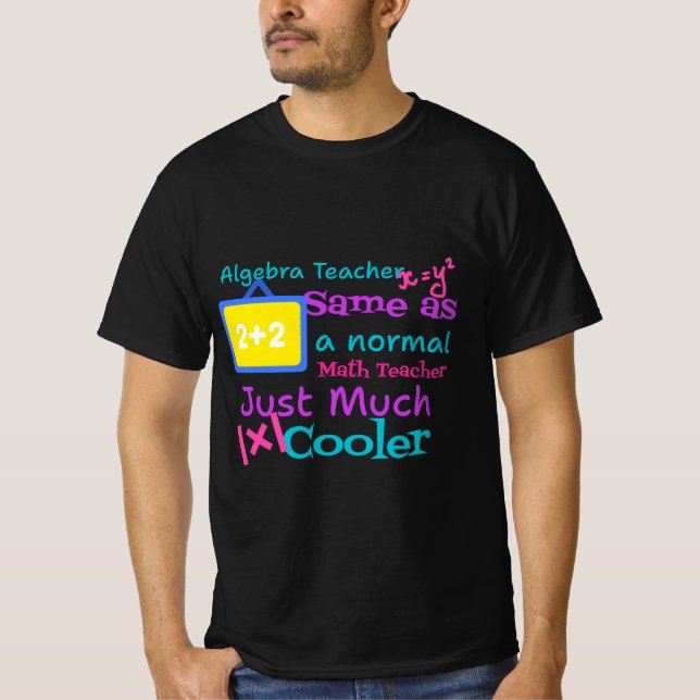 Algebra teacher same as a normal Math teacher  T-Shirt (Front)