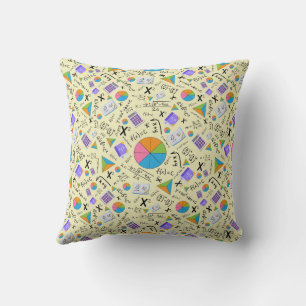 Algebraic Pattern Throw Pillow