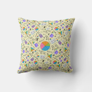 Algebraic Pattern Throw Pillow