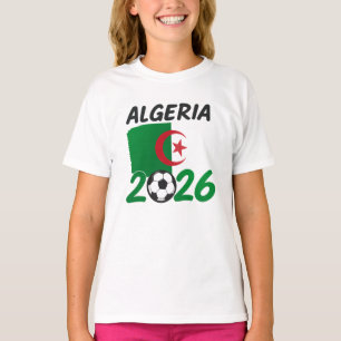 Algeria 2026 Soccer Fan Design with Crescent Star T-Shirt