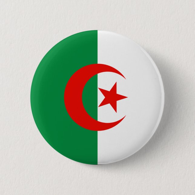 Algeria 2 Inch Round Button (Front)