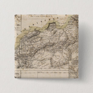 Algeria 2 inch square button
