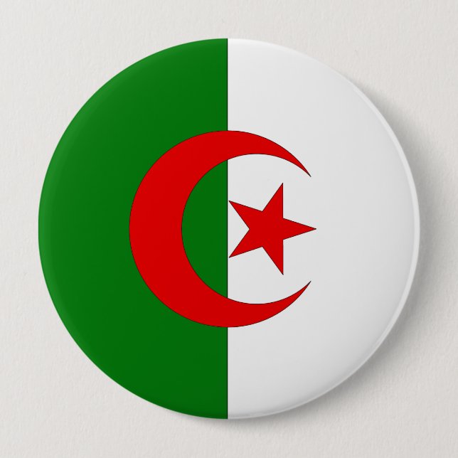 Algeria 4 Inch Round Button (Front)