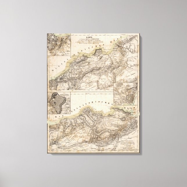 Algeria Canvas Print (Front)